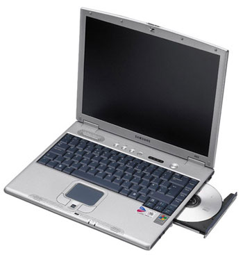 Ноутбук Samsung X05/PRK000 Cel-M M330(1.4)/256/40G/Combo/14.1XGA(1024x768)/WiFi/XpHome